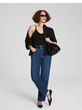 SPANX 90’s Straight Leg Denim Jeans -Large